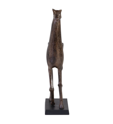 Figura di cavallo nero 18 x 10 x 44