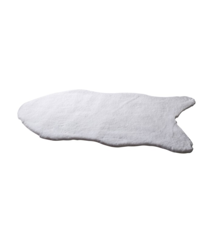 Tapis doux blanc 100 x 150