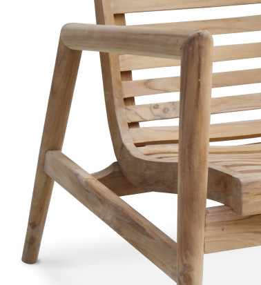 GARDEN - Teak armchair 70 x 60 x 70