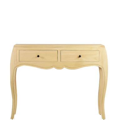 AINSA - Mindi wood console table 105 x 30 x 80